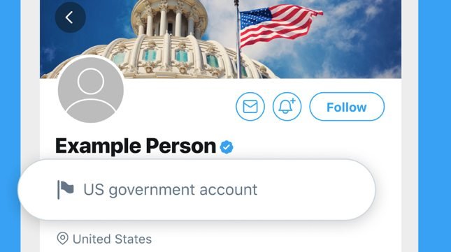 Cuenta de Gobierno en twitter