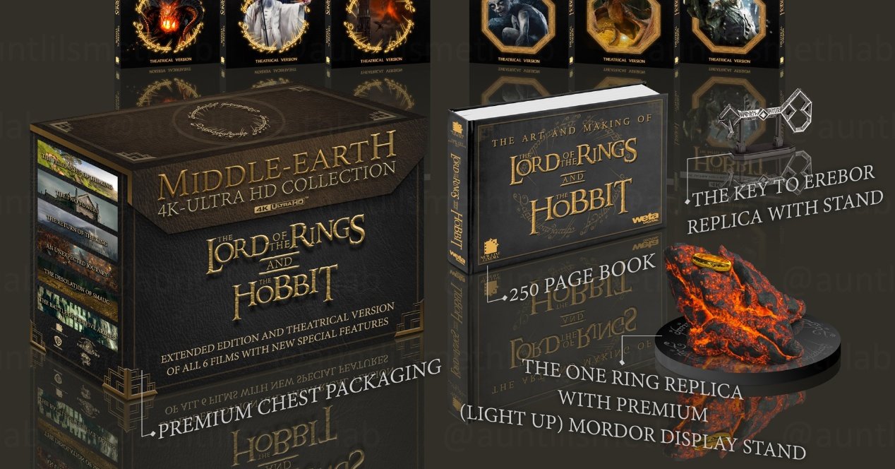 La colección definitiva para fans de El señor de los anillos y El Hobbit