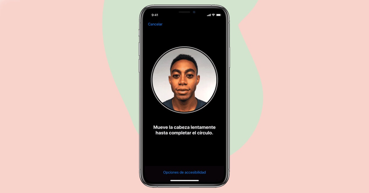 Configuración Face ID iPhone