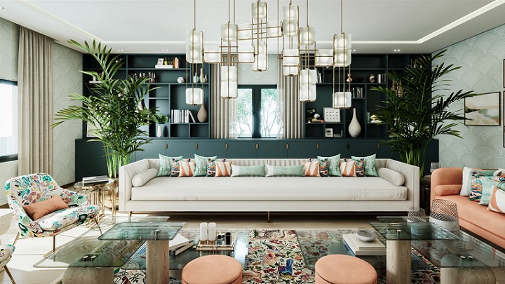 Qué es el espacio negativo y cómo influye en la decoración 4 salon-decorado-con-complementos