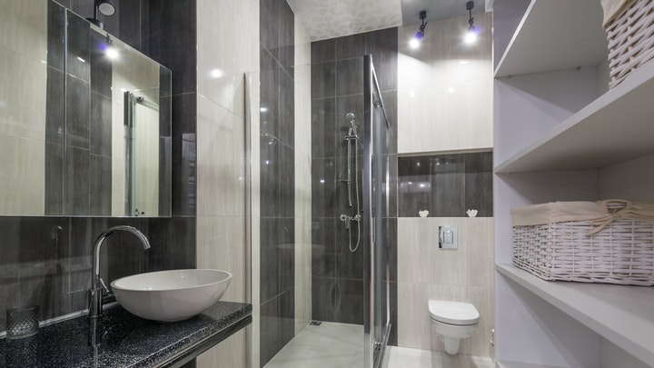 Ideas de decoración para decorar baños con ducha 8 cestas-de-mimbre