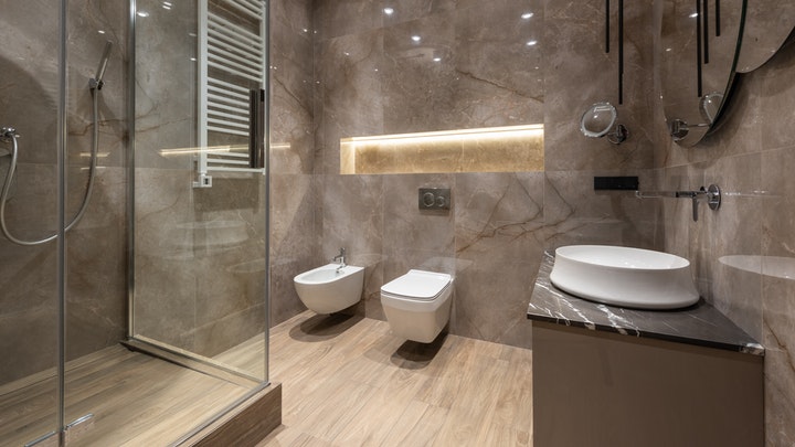 Tendencias para decorar un baño lujoso 7 bano-de-marmol