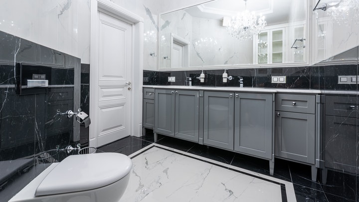 Colores de moda en muebles de baño 4 mueble-de-bano-gris