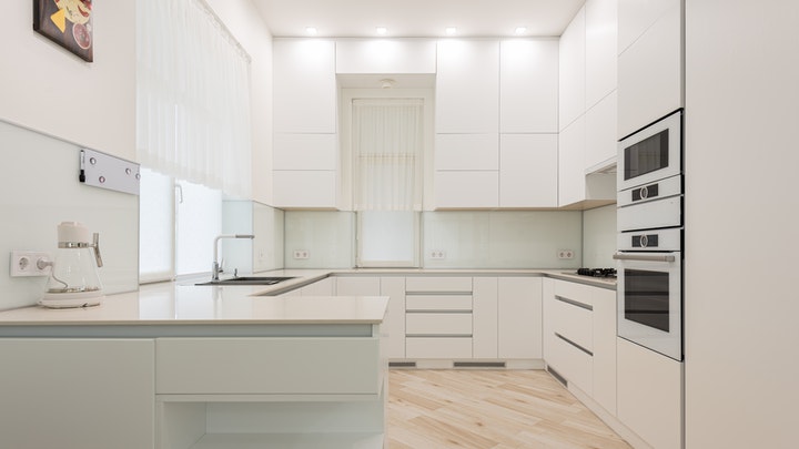 Tendencias para vestir el frente de los armarios de la cocina 7 cocina-con-muebles-sin-tiradores