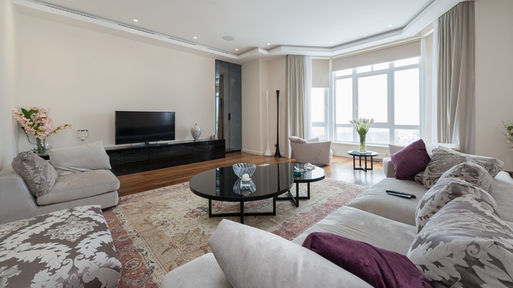 Consejos para combinar las telas de la sala 5 salon-con-sofa-grande