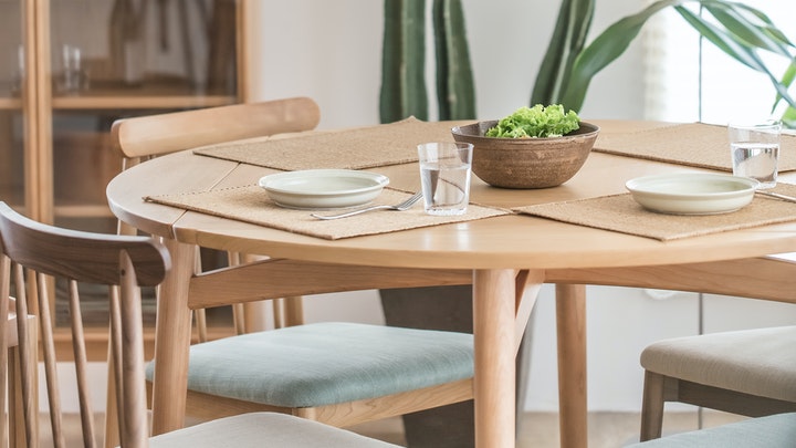 Ideas para elegir una mesa para un comedor cuadrado 5 mesa-de-comedor-redonda