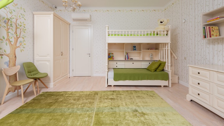 Ideas de decoración para el Nuevo Año 2 papel-pintado-en-dormitorio-infantil