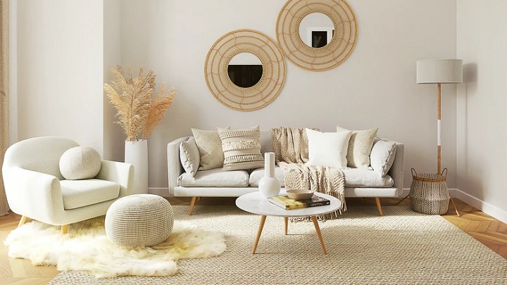 Características del estilo cozy 4 salon-en-tonos-claros