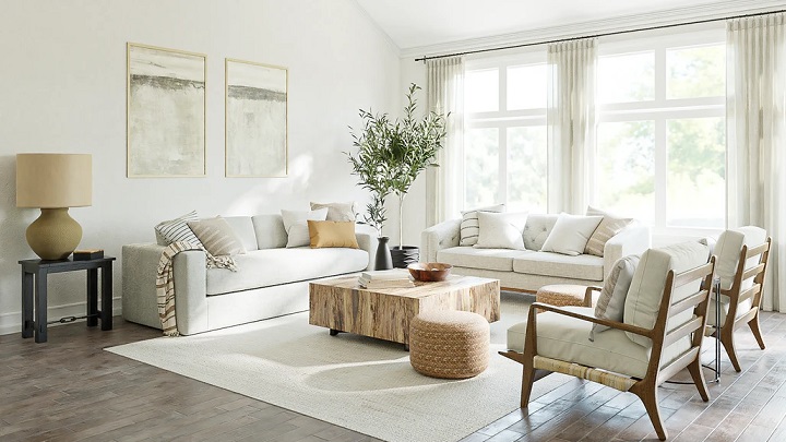 Características del estilo cozy 5 salon-decorado-en-tonos-claros