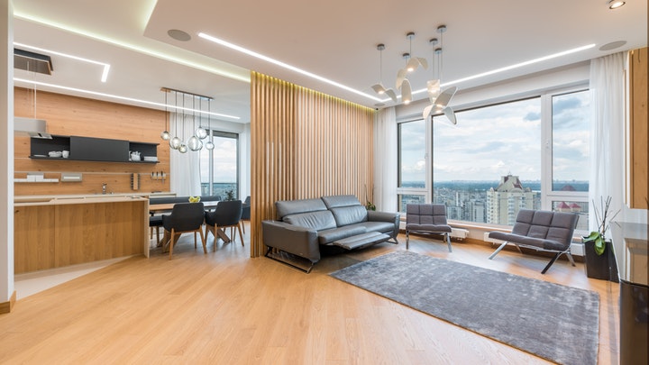 Consejos para decorar la casa y disfrutar plenamente del proceso 5 zona-de-estar-con-suelo-de-madera