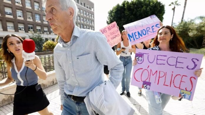 El empresario Juan Peque, condenado por prostitución de menores, en la Audiencia Provincial de Murcia Foto: Europa Press