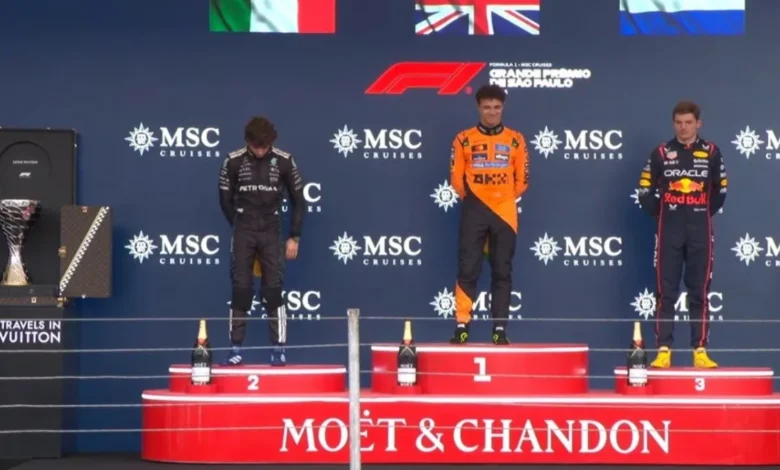 Lando Norris gana el GP de Brasil