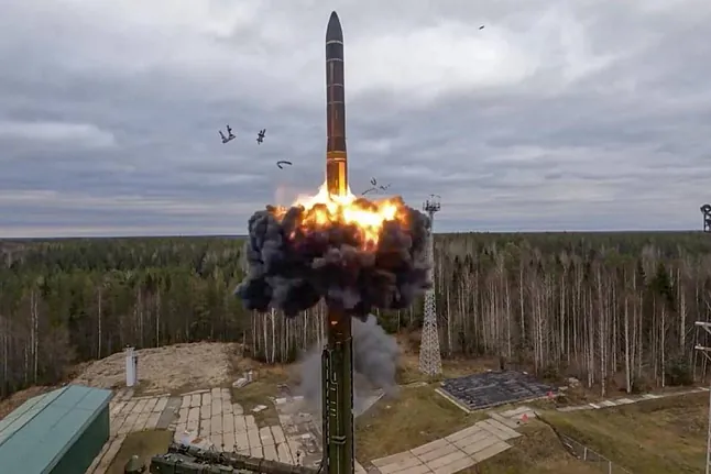 Lanzamiento de misil balístico intercontinental 'Yars'