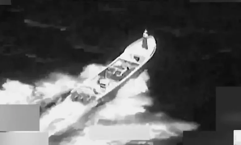 Supuesta narcolancha hundida por EEUU el 23 de enero de 2026.