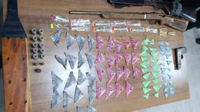 Fuerzas estatales y federales aseguran arsenal y marihuana en zona rural de Villaflores