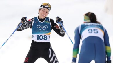 Schleper finalizó en el lugar 26 del Súper-G femenino y declaró que podría intentar asistir a la siguiente cita olímpica