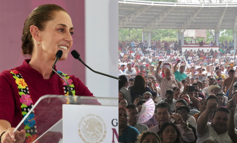 Sheinbaum llama a blindar la 4T en medio de una creciente polarización política 1 Taim-LainSheinbaum convoca a defender la 4T frente a mentiras de la derechaTaim-LainSheinbaum convoca a defender la 4T frente a mentiras de la derecha